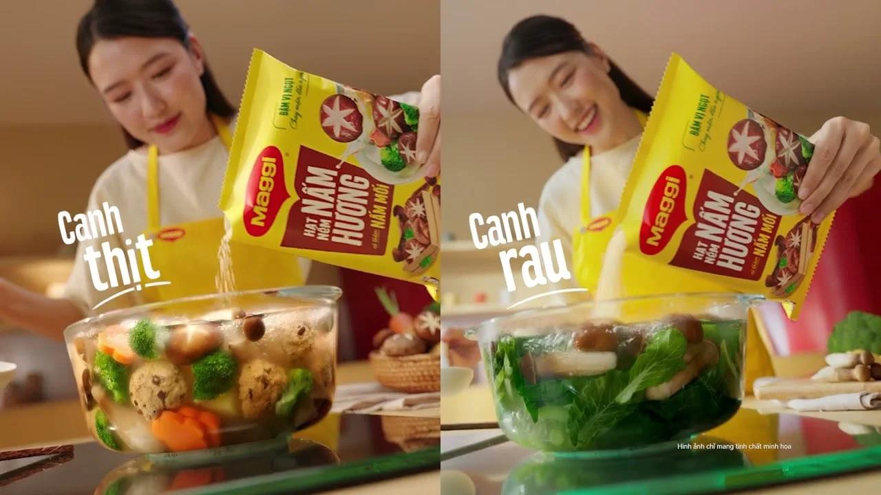 ĐẬM VỊ NGỌT CANH CÙNG HẠT NÊM NẤM HƯƠNG MAGGI, CÓ THÊM NẤM MỐI - Miền Nam